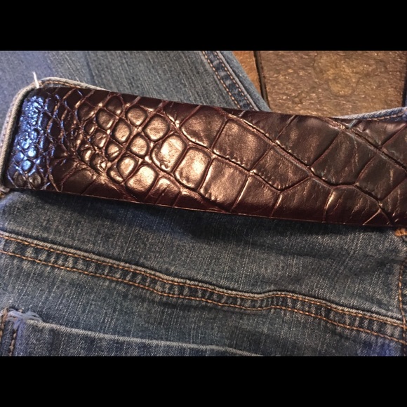 Brown genuine Italian Leather Belt - Picture 6 of 16